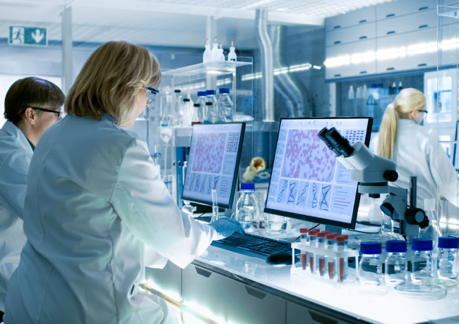 Scientists Inside Lab Scientists Inside Lab